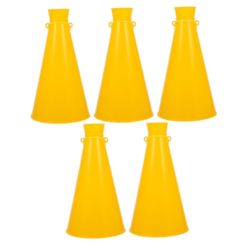 UPKOCH 5 Stück jubelndes Horn jubeln Megaphon Masse Megaphon jubeln Sie Partygeschenke kleines Megaphon Party-Jubelhörner Cheerleader-Megaphone Party Gefälligkeiten Abs Gelb UPKOCH 5 Stück jubelndes Horn jubeln Megaphon Masse Megaphon jubeln Sie Partygeschenke kleines Megaphon Party-Jubelhörner Cheerleader-Megaphone Party Gefälligkeiten Abs Gelb von UPKOCH