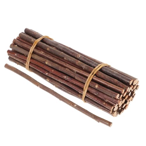 UPKOCH 50 Stück Dekorative Holzstäbchen zum Basteln Stabile Naturzweige für DIY Handwerksprojekte Wiederverwendbare Baumstamm deko Kreative Holzäste für Wohnkultur und Fotorequisiten von UPKOCH