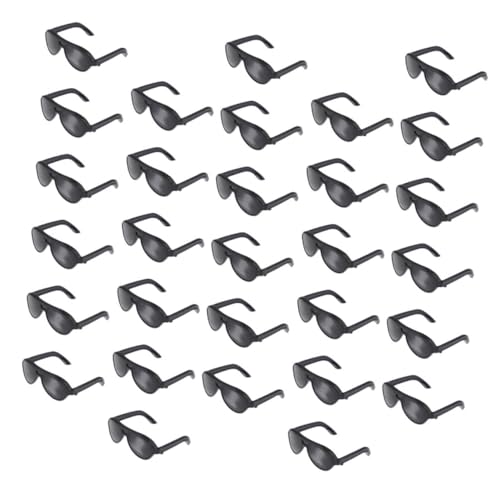 UPKOCH 50 Stück Puppensonnenbrillen Puppenkostüm Requisiten Puppen Ankleidezubehör Puppen Mini Sonnenbrillen Puppen Mini Brillen Miniatur Sonnenbrillen Puppen Brillenzubehör von UPKOCH