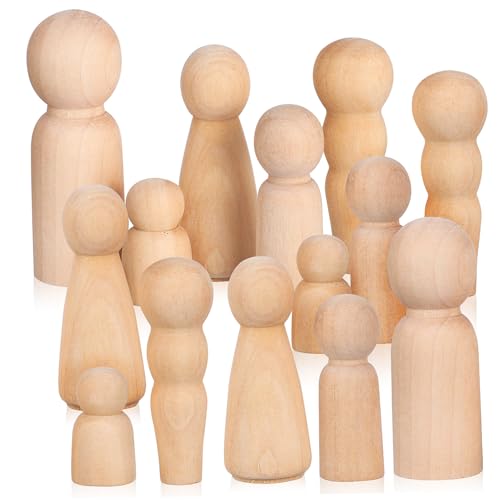 UPKOCH 50 Stück Teiliges Holz peg Dolls zum Bemalen Unbehandelte DIY Holzfiguren für Erwachsene Glatte Oberfläche Natürliche Holzwaren für Kreative Bastelprojekte und Dekoration UPKOCH 50 Stück Teiliges Holz peg Dolls zum Bemalen Unbehandelte DIY Holzfiguren für Erwachsene Glatte Oberfläche Natürliche Holzwaren für Kreative Bastelprojekte und Dekoration von UPKOCH