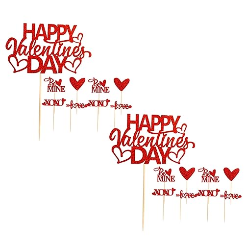 UPKOCH 50 Stück Valentinstag Cupcake Toppers Rote Glitzer Herzen Hochzeits und Party Dekorationen Wiederverwendbare Kuchen Picks für Romantische Feiern UPKOCH 50 Stück Valentinstag Cupcake Toppers Rote Glitzer Herzen Hochzeits und Party Dekorationen Wiederverwendbare Kuchen Picks für Romantische Feiern von UPKOCH
