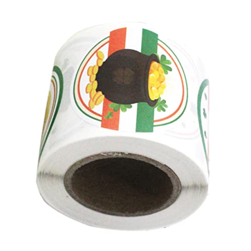 UPKOCH 500 Stück 1 Rolle Siegeletikett personalisierte Sticker personalisierte Aufkleber Pralinen verpackungen Party Dekoration abdichtende Aufkleber Siegelaufkleber für die Verpackung von UPKOCH
