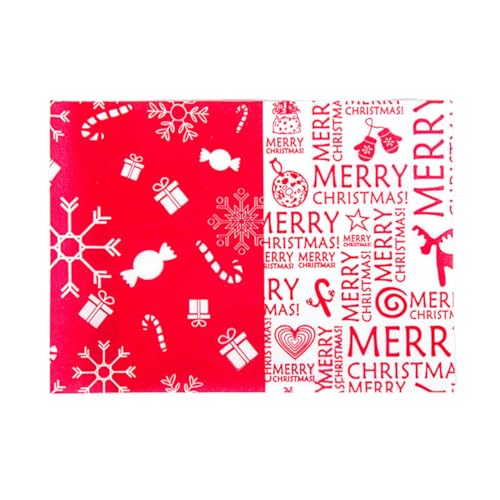 UPKOCH 500 Stück Verpackungs-Bonbonpapier Wachspapierbögen Für Lebensmittel Weihnachts-Geschenkpapier Weihnachts-Nougat-Geschenkpapier Weihnachts-Schokoladen-Bonbonpapier Schablone UPKOCH 500 Stück Verpackungs-Bonbonpapier Wachspapierbögen Für Lebensmittel Weihnachts-Geschenkpapier Weihnachts-Nougat-Geschenkpapier Weihnachts-Schokoladen-Bonbonpapier Schablone von UPKOCH