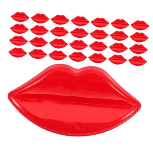 UPKOCH 50Stücke DIY Mundzubehör für Puppen Lippen Teile für Kreative Puppengesichtsgestaltung Vielseitige Knöpfe für Kleidung und Bastelprojekte für Puppenherstellung von UPKOCH