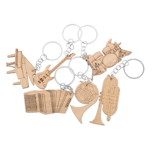 UPKOCH 6 Stk Schlüsselanhänger für Musikinstrumente -Schlüsselanhänger Taschenschlüsselkette Kreative Schlüsselanhänger Geschenkideen für Musiker Schlüsselanhänger für Herren Holz UPKOCH 6 Stk Schlüsselanhänger für Musikinstrumente -Schlüsselanhänger Taschenschlüsselkette Kreative Schlüsselanhänger Geschenkideen für Musiker Schlüsselanhänger für Herren Holz von UPKOCH