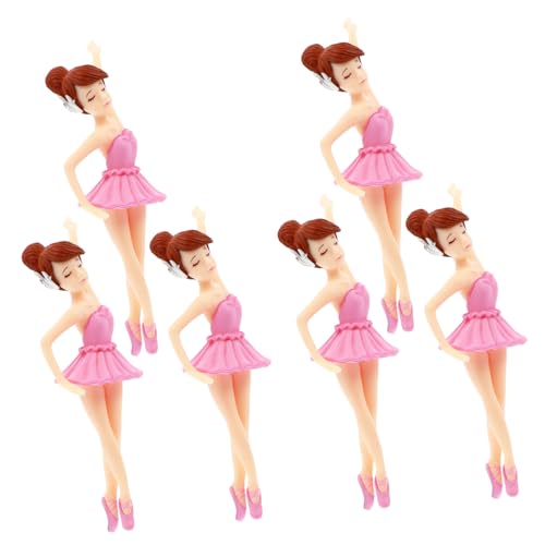 UPKOCH 6 Stück Ballettmädchen Schlüsselbund für Mädchen Ballett-Dessert-Topper Mikro tanzendes Mädchen Ballerina-Partyzubehör Ballerina-Partydekorationen Plastik Weiß UPKOCH 6 Stück Ballettmädchen Schlüsselbund für Mädchen Ballett-Dessert-Topper Mikro tanzendes Mädchen Ballerina-Partyzubehör Ballerina-Partydekorationen Plastik Weiß von UPKOCH