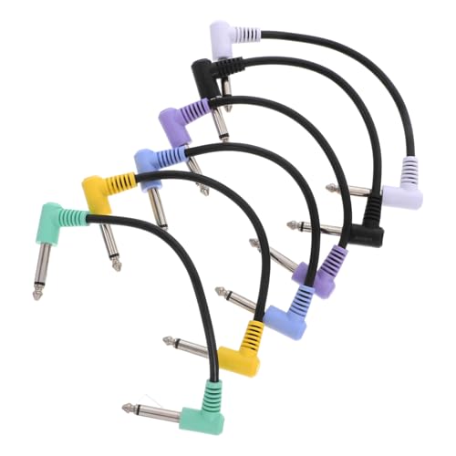 UPKOCH 6 Stück Effektkabel Effektpedalkabel Instrumentenkabel Für Gitarrenpedal Instrumenten Patchkabel Pedal Patchkabel Gitarreneffekte Anschlusskabel Gitarrenpedal Patch Stecker Metall UPKOCH 6 Stück Effektkabel Effektpedalkabel Instrumentenkabel Für Gitarrenpedal Instrumenten Patchkabel Pedal Patchkabel Gitarreneffekte Anschlusskabel Gitarrenpedal Patch Stecker Metall von UPKOCH