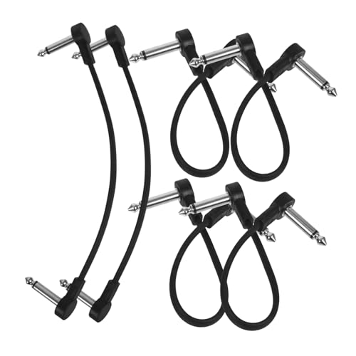 UPKOCH 6 Stück Gitarrenkabel System Instrument Bassgitarre Effektor Leistung gitarrenzubehör verbindungskabel Pedalboard-Kabel Patchkabel für Gitarrenpedale Sauerstofffreies Kupfer Black UPKOCH 6 Stück Gitarrenkabel System Instrument Bassgitarre Effektor Leistung gitarrenzubehör verbindungskabel Pedalboard-Kabel Patchkabel für Gitarrenpedale Sauerstofffreies Kupfer Black von UPKOCH