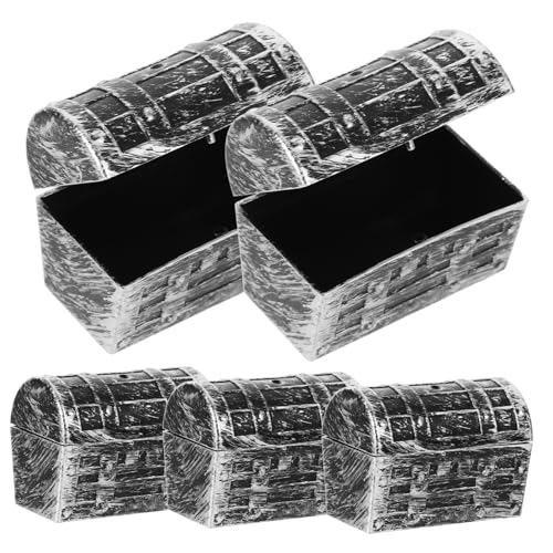 UPKOCH 6 Stück Kleine Piratenschätze Multifunktionale Aufbewahrungsboxen aus Kunststoff im Vintage Design für Schmuck für Piratengeburtstagsfeiern UPKOCH 6 Stück Kleine Piratenschätze Multifunktionale Aufbewahrungsboxen aus Kunststoff im Vintage Design für Schmuck für Piratengeburtstagsfeiern von UPKOCH