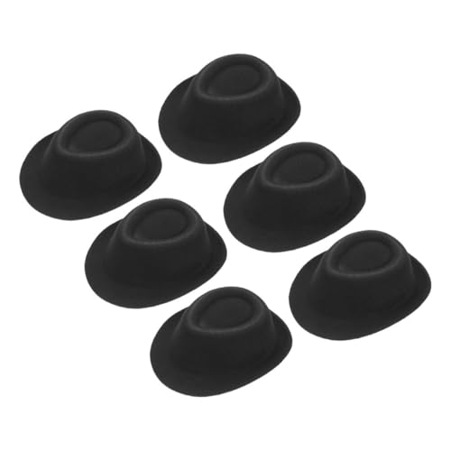 UPKOCH 6 Stück Mini-Hut wandverkleidung wand polsterung doll accessories puppen accessoires kapuzenpullover Hüte Kappe spielzeuge Miniatur-Puppenhut Mini-Miniatur-Hut Stoff Black UPKOCH 6 Stück Mini-Hut wandverkleidung wand polsterung doll accessories puppen accessoires kapuzenpullover Hüte Kappe spielzeuge Miniatur-Puppenhut Mini-Miniatur-Hut Stoff Black von UPKOCH