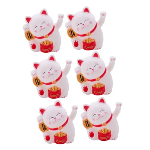 UPKOCH 6St Winkende Katze glückliche Katzenverzierung Katze Tischverzierung Katze Deko Figur tierische Tischdekoration süße Tierfigur kniffliges Druckentlastungsspielzeug Vinyl UPKOCH 6St Winkende Katze glückliche Katzenverzierung Katze Tischverzierung Katze Deko Figur tierische Tischdekoration süße Tierfigur kniffliges Druckentlastungsspielzeug Vinyl von UPKOCH