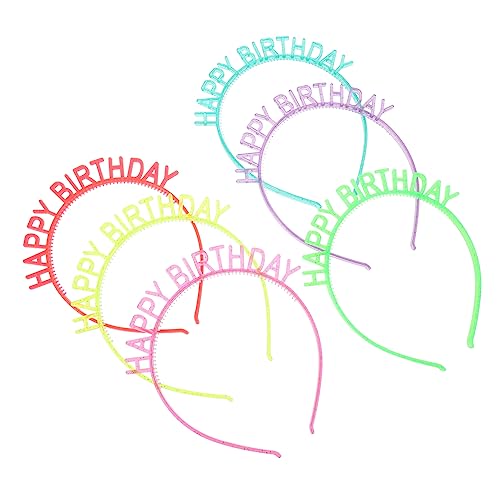 UPKOCH 6Stücke Neon Haarbänder Farbige Party Kopfbedeckungen Für Geburtstagsfeiern Leuchtende Haaraccessoires Für Festliche Anlässe UPKOCH 6Stücke Neon Haarbänder Farbige Party Kopfbedeckungen Für Geburtstagsfeiern Leuchtende Haaraccessoires Für Festliche Anlässe von UPKOCH