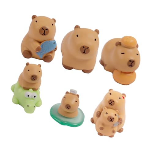 UPKOCH 6stücke Capybara Figuren Teiliges Kunstharz Deko Mikrolandschaften Versatile Tischdekoration Für Zuhause Und Partys Charmante Und Realistische Tierornamente UPKOCH 6stücke Capybara Figuren Teiliges Kunstharz Deko Mikrolandschaften Versatile Tischdekoration Für Zuhause Und Partys Charmante Und Realistische Tierornamente von UPKOCH