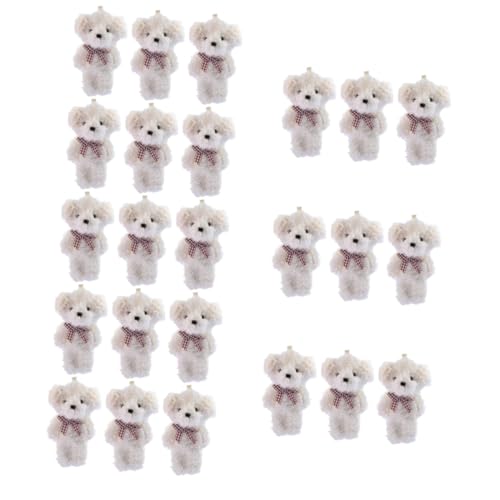 UPKOCH 8 Sets Schlüsselanhänger Plüschhund Schlüsselanhänger Tasche Schlüsselanhänger Schlüsselanhänger Lovey-Form Für Den Täglichen Gebrauch 3 Stück * 8 von UPKOCH