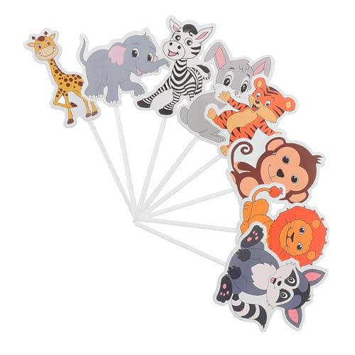 UPKOCH 8 Stück Cupcake Topper Dschungel Kuchenaufsatzpapier UPKOCH 8 Stück Cupcake Topper Dschungel Kuchenaufsatzpapier von UPKOCH