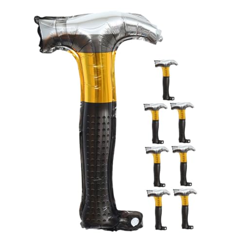 UPKOCH 8 Stück Teiliges Aluminiumfolie Hammer Ballons Langlebige Bau Themen Dekoration für Geburtstagsfeiern Büro und Party Einfach mit Luft oder Helium zu Befüllen Bauarbeiter Party UPKOCH 8 Stück Teiliges Aluminiumfolie Hammer Ballons Langlebige Bau Themen Dekoration für Geburtstagsfeiern Büro und Party Einfach mit Luft oder Helium zu Befüllen Bauarbeiter Party von UPKOCH