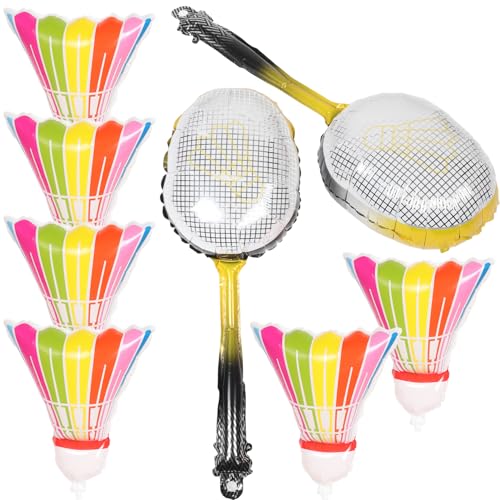 UPKOCH 8 Stück Teiliges Luftballons Badminton Racket Dekoration für Sport Themen Geburtstagsfeiern Aluminiumfolie Einfach Aufzuhängen Schnell Aufzublasen Langlebig und Geeignet für UPKOCH 8 Stück Teiliges Luftballons Badminton Racket Dekoration für Sport Themen Geburtstagsfeiern Aluminiumfolie Einfach Aufzuhängen Schnell Aufzublasen Langlebig und Geeignet für von UPKOCH