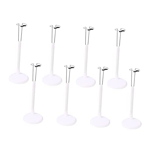 UPKOCH 8 Stück Teiliges Puppenständer Weiß Stabiler Puppenhalter mit Breiter Basis Verstellbarer Doll Support Frame für Sichere Präsentation von Puppen Figuren und Modellen für Sammler UPKOCH 8 Stück Teiliges Puppenständer Weiß Stabiler Puppenhalter mit Breiter Basis Verstellbarer Doll Support Frame für Sichere Präsentation von Puppen Figuren und Modellen für Sammler von UPKOCH