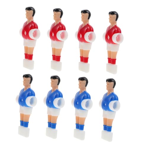 UPKOCH 8 Stück Teiliges Tischfußball Figuren Harz Fußballspieler Zubehör für Tischfußballmaschine Kompatibel mit Standard Fußballstangen Stilvolles Design von UPKOCH