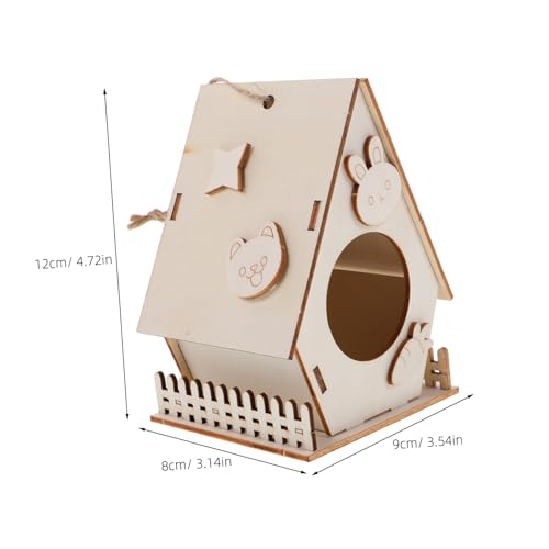UPKOCH 8 Stück Teiliges Vogelhaus Bastelset für DIY Holz Vogelhaus zum Bemalen Kreatives Bastelspielzeug für Jungen und Mädchen zum Aufhängen im Garten Fördert Feinmotorik und Lernen UPKOCH 8 Stück Teiliges Vogelhaus Bastelset für DIY Holz Vogelhaus zum Bemalen Kreatives Bastelspielzeug für Jungen und Mädchen zum Aufhängen im Garten Fördert Feinmotorik und Lernen von UPKOCH