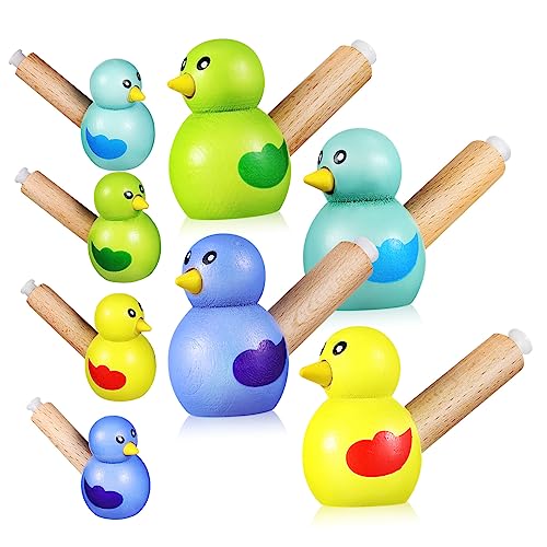 UPKOCH 8 Stück Vogelpfeife Cartoon-Pfeife- Vogelrufspielzeug Wasservogelpfeife Pfeifenspielzeug Tierpfeife Spielzeugpfeifen Kleinkindpfeife PVC von UPKOCH