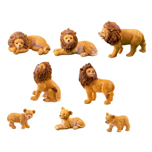 UPKOCH 8 Stücke Kleiner Figuren aus Harz Dekorative Löwenstatuen für Garten Rasen Terrarium und Kleiner Garten Kompakte Tischdekoration für Zuhause und Büro UPKOCH 8 Stücke Kleiner Figuren aus Harz Dekorative Löwenstatuen für Garten Rasen Terrarium und Kleiner Garten Kompakte Tischdekoration für Zuhause und Büro von UPKOCH