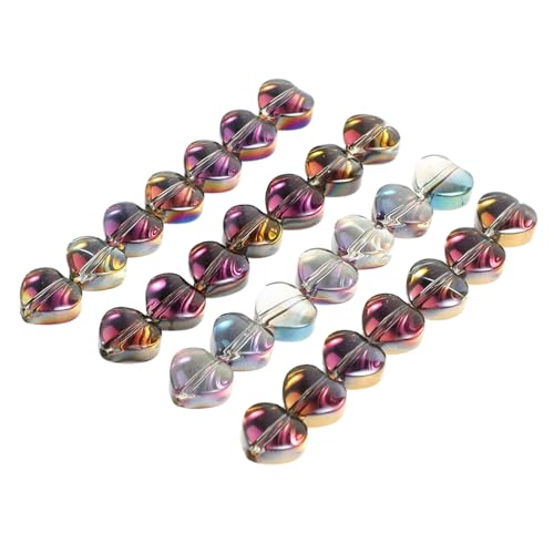 UPKOCH 80 Stück Herzförmige Glasperlen für DIY Schmuckherstellung Farbvariationen für Armbänder und Handgefertigte Vielseitige Anwendung UPKOCH 80 Stück Herzförmige Glasperlen für DIY Schmuckherstellung Farbvariationen für Armbänder und Handgefertigte Vielseitige Anwendung von UPKOCH