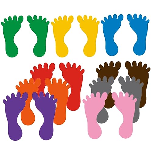 UPKOCH 9 Paare Bunte Fußabdruck Bodenaufkleber Kindergarten Fußspuren Sticker rutschfest Für Spielplatz Lernhilfen Farben Zufällig Zufällige Farbe UPKOCH 9 Paare Bunte Fußabdruck Bodenaufkleber Kindergarten Fußspuren Sticker rutschfest Für Spielplatz Lernhilfen Farben Zufällig Zufällige Farbe von UPKOCH