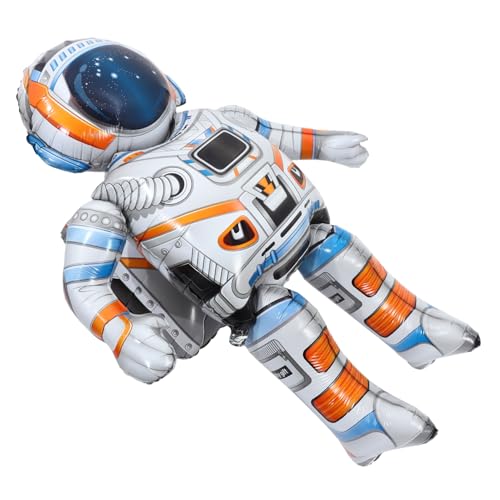 UPKOCH Astronautenballon Luftballons Party Äußere Dekoration Erste Platz Thema Geburtstagsballoons Für Geburtstagsfeier Dekorativer Luftballon Astronauten-ballons- Aluminium von UPKOCH
