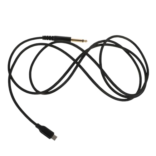 UPKOCH Audiokabel Für E-gitarre Gitarren-audiokabel Gitarren-audio-patchkabel Audiokabel Für Gitarre Anschlusszubehör Für Musikinstrumente Audioverbindungskabel Black Aluminiumfolie von UPKOCH