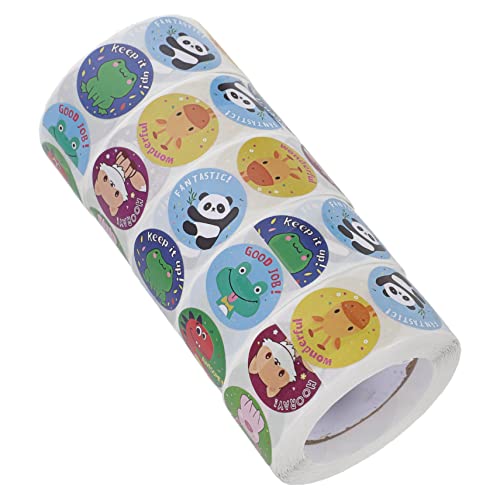 UPKOCH Aufkleber Für Jungen Und Mädchen 5 Rollen Tiermotiv Etiketten Sticker Belohnungen von UPKOCH