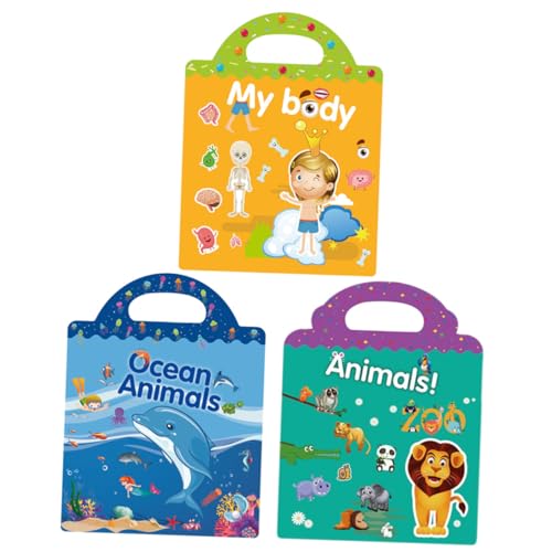 UPKOCH Aufkleberszenen Buch wiederaufklebbares Stickerbuch Buchaufkleber Stickerbuch für süßes Stickerbuch Childrens Sticker Books Kinderstockbücher Stickerbuch-Sammelalbum Papier UPKOCH Aufkleberszenen Buch wiederaufklebbares Stickerbuch Buchaufkleber Stickerbuch für süßes Stickerbuch Childrens Sticker Books Kinderstockbücher Stickerbuch-Sammelalbum Papier von UPKOCH