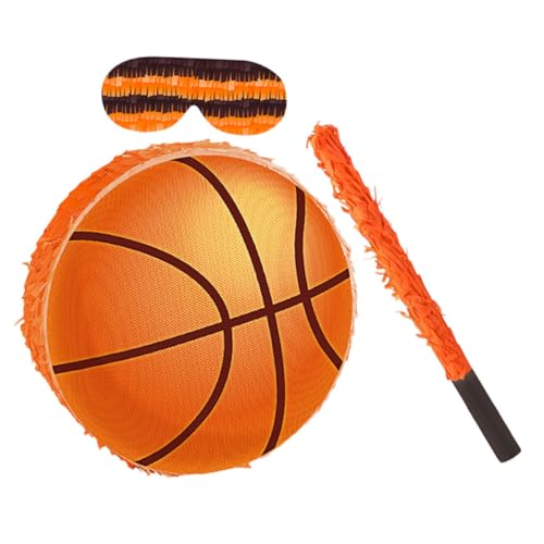 UPKOCH Basketball Pinata aus Stabilem Karton mit Schläger und Augenbinde für Sportliche Kindergeburtstage Vielseitige Partydekoration und Lustiges Spiel bei Sport Geburtstagsfeiern UPKOCH Basketball Pinata aus Stabilem Karton mit Schläger und Augenbinde für Sportliche Kindergeburtstage Vielseitige Partydekoration und Lustiges Spiel bei Sport Geburtstagsfeiern von UPKOCH