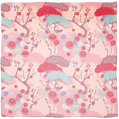 UPKOCH Bento-wickeltuch Kleines Japanische Geschenke Einwickeltuch Für Das Mittagessen Sakura-handtuch Einwickeltuch Für Die Lunchbox Taschentuch Japanischer Stil Stoff Kirschblüten von UPKOCH