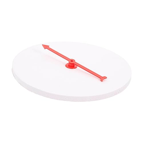 UPKOCH Blanko Drehteller Partyspiel Drehteller Kleines Spielrad Großes Räder Rad Für Preise Party Gewinnrad Erwachsene Das Rad Glücks Rad Glücks Kunststoff Weiß von UPKOCH