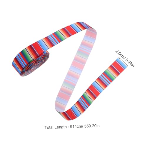 UPKOCH Bunte Mexikanische Serape Geschenkband Breit aus Strapazierfähigem Polyester für Diy Basteln Partydekoration Cinco De Mayo Fasching und Fiesta Tischdeko UPKOCH Bunte Mexikanische Serape Geschenkband Breit aus Strapazierfähigem Polyester für Diy Basteln Partydekoration Cinco De Mayo Fasching und Fiesta Tischdeko von UPKOCH