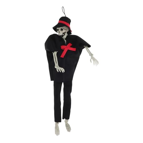 UPKOCH -Dekoration Halloween-Skelettknochen Halloween -Party -Dekorationen Kostüm Horror bürodekoration deko für Wohnzimmer Halloween-Skelettstatue Skelett Handwerk Plastik Black UPKOCH -Dekoration Halloween-Skelettknochen Halloween -Party -Dekorationen Kostüm Horror bürodekoration deko für Wohnzimmer Halloween-Skelettstatue Skelett Handwerk Plastik Black von UPKOCH