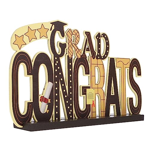 UPKOCH Elegante Abschlussdekoration Aus Holz Bastelornamente Partygeschenk Für Die Abschlussfeier UPKOCH Elegante Abschlussdekoration Aus Holz Bastelornamente Partygeschenk Für Die Abschlussfeier von UPKOCH