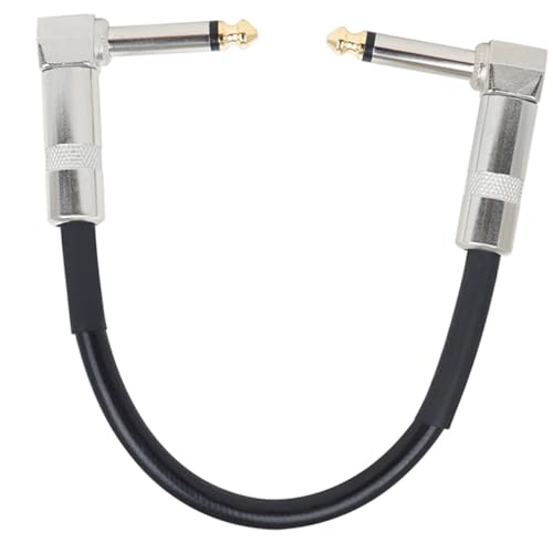 UPKOCH Effektor kabel Metallstecker Robustes Gitarren patchkabel Kompatibel für Effektgeräte Vielseitiges Zubehör für Gitarre und Bass Bühnen Studioeinsatz UPKOCH Effektor kabel Metallstecker Robustes Gitarren patchkabel Kompatibel für Effektgeräte Vielseitiges Zubehör für Gitarre und Bass Bühnen Studioeinsatz von UPKOCH