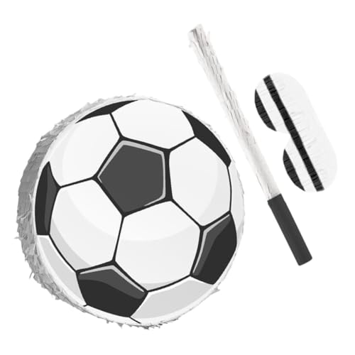 UPKOCH Fußball Pinata mit und Augenbinde Bunte Partydekoration für Kindergeburtstag Fußball Motto Interaktives Partyspiel für Schule und Sport Events UPKOCH Fußball Pinata mit und Augenbinde Bunte Partydekoration für Kindergeburtstag Fußball Motto Interaktives Partyspiel für Schule und Sport Events von UPKOCH