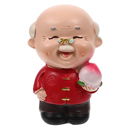 UPKOCH Traditionelle Chinesische Statue Eines Älteren Menschen Kuchenschmuck Miniaturfigur Aus Kunstharz für Geburtstagskuchendekorationen Autoinnenausstattung Schreibtisch für Paare UPKOCH Traditionelle Chinesische Statue Eines Älteren Menschen Kuchenschmuck Miniaturfigur Aus Kunstharz für Geburtstagskuchendekorationen Autoinnenausstattung Schreibtisch für Paare von UPKOCH
