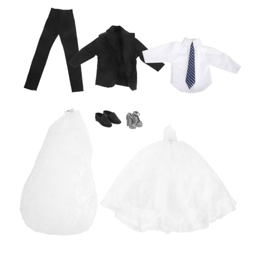 UPKOCH Geburtstagsgeschenk Anlässe Anzug Outfit Zubehör Urlaub Puppe Rolle Hochzeit Braut Bräutigam Kleid Mädchen Business Schuhe Junge Besondere Party Formeller Abend Für Kleidung Mit UPKOCH Geburtstagsgeschenk Anlässe Anzug Outfit Zubehör Urlaub Puppe Rolle Hochzeit Braut Bräutigam Kleid Mädchen Business Schuhe Junge Besondere Party Formeller Abend Für Kleidung Mit von UPKOCH