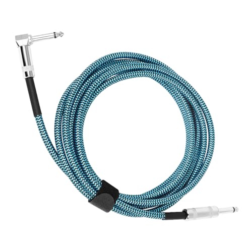 UPKOCH Gitarrenkabel Instrument Planet Signal Kabel für E-Gitarre akustisch gitarrenzubehör verbindungskabel Kabel mit Rauschunterdrückung Gitarren-Patchkabel Audiokabel Kupferkern Blue von UPKOCH