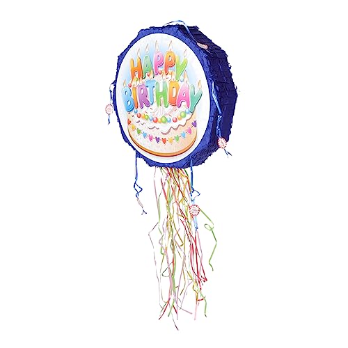 UPKOCH Große Geburtstagstorte Pinata Befüllbare Dekoration für Kindergeburtstage für Innen und Außenaktivitäten Langlebiges und Sicheres Partyspielzeug Freude von UPKOCH