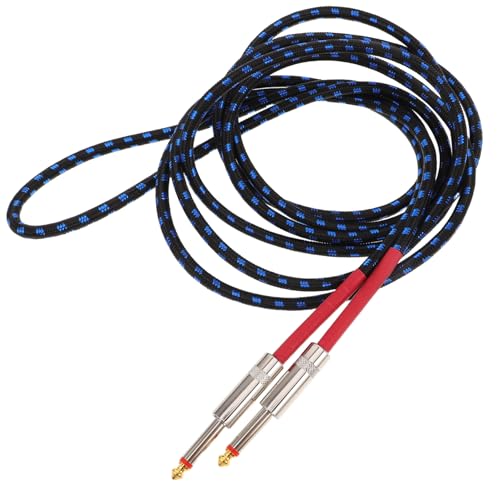 UPKOCH Guitar Amp Cord Geflochtenes Instrumentenkabel Elektrische Gitarre Bass Pedale Rauschreduzierung Flexibles Verbindungsband für Keyboard und Verstärkereingang UPKOCH Guitar Amp Cord Geflochtenes Instrumentenkabel Elektrische Gitarre Bass Pedale Rauschreduzierung Flexibles Verbindungsband für Keyboard und Verstärkereingang von UPKOCH