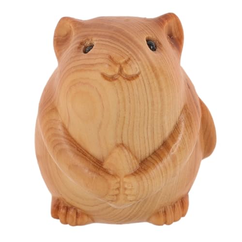 UPKOCH Hamstermodell aus Holz Desktop-Tierstatue ausgestopft Baum Wohnkultur Girlande Hamsterstatue aus Holz Holzfigur Hamster Holzschnitzerei Hamster Holztierhandwerk hölzern Light Brown UPKOCH Hamstermodell aus Holz Desktop-Tierstatue ausgestopft Baum Wohnkultur Girlande Hamsterstatue aus Holz Holzfigur Hamster Holzschnitzerei Hamster Holztierhandwerk hölzern Light Brown von UPKOCH