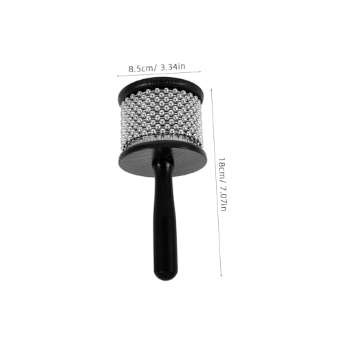 UPKOCH Holz Cabasa Percussion Instrument Handheld Rassel mit Metallperlen Lauter Klarer Robustes Musikspielzeug für Selbstvertrauen und Musikinteresse UPKOCH Holz Cabasa Percussion Instrument Handheld Rassel mit Metallperlen Lauter Klarer Robustes Musikspielzeug für Selbstvertrauen und Musikinteresse von UPKOCH