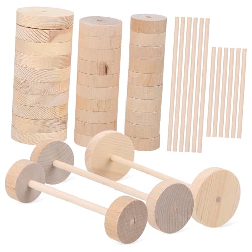 UPKOCH Holzräder und Stäbe Teilig Unbehandelte Holz Bastelräder Ø Leichte DIY Zubehör für Modellautos und Kreative Holzarbeiten Geeignet für Erwachsene UPKOCH Holzräder und Stäbe Teilig Unbehandelte Holz Bastelräder Ø Leichte DIY Zubehör für Modellautos und Kreative Holzarbeiten Geeignet für Erwachsene von UPKOCH