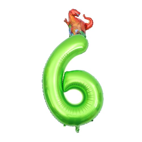 UPKOCH Kombination aus digitaler Ballon Dinosaurier erste Partyballons Dekorationen mehrfarbig Blau süßer Dinosaurier-Partyballon Dinosauriernummer Geburtstagsballon Aluminiumfolie UPKOCH Kombination aus digitaler Ballon Dinosaurier erste Partyballons Dekorationen mehrfarbig Blau süßer Dinosaurier-Partyballon Dinosauriernummer Geburtstagsballon Aluminiumfolie von UPKOCH