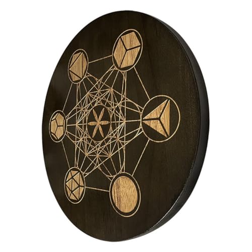 UPKOCH Kristallhalter Aus Holz Aufbewahrungshalter Für Schmuck Elegante Kristall-displayplatte Mit Sternen-Array-Muster Als Tischdekoration Für Wohnzimmer Und Hotels von UPKOCH